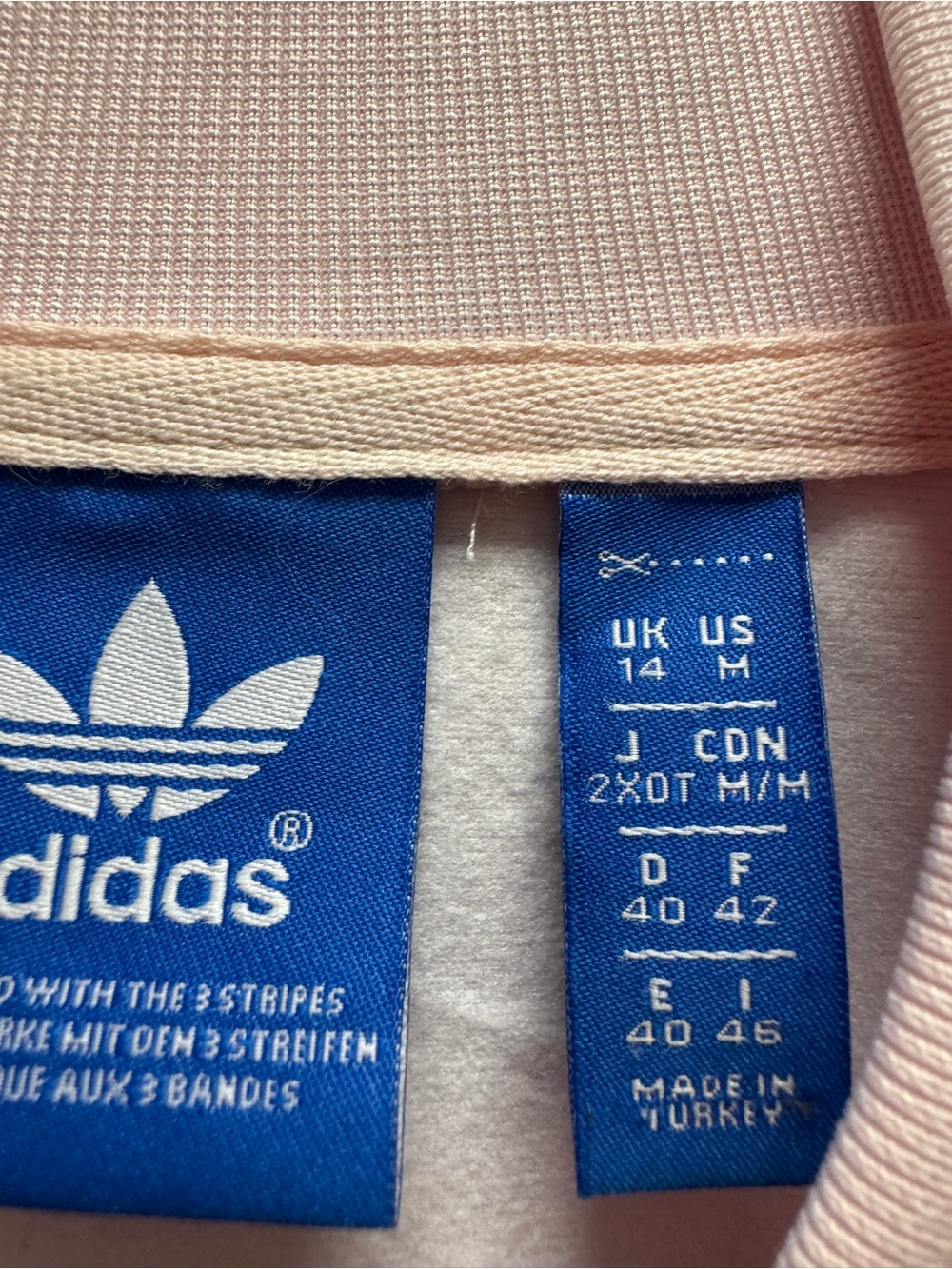 adidas Originals Pastel Rose Floral Track Jacket Pink Black Small. RARE - Picture 8 of 8
